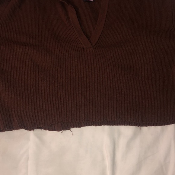 Cropped brown top - xlarge - Picture 5 of 5